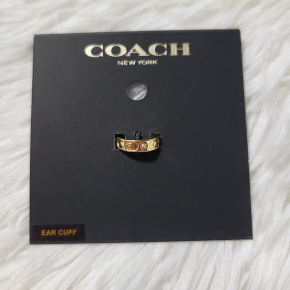 Coach Logo Ear Cuff - Picture 1 of 5
